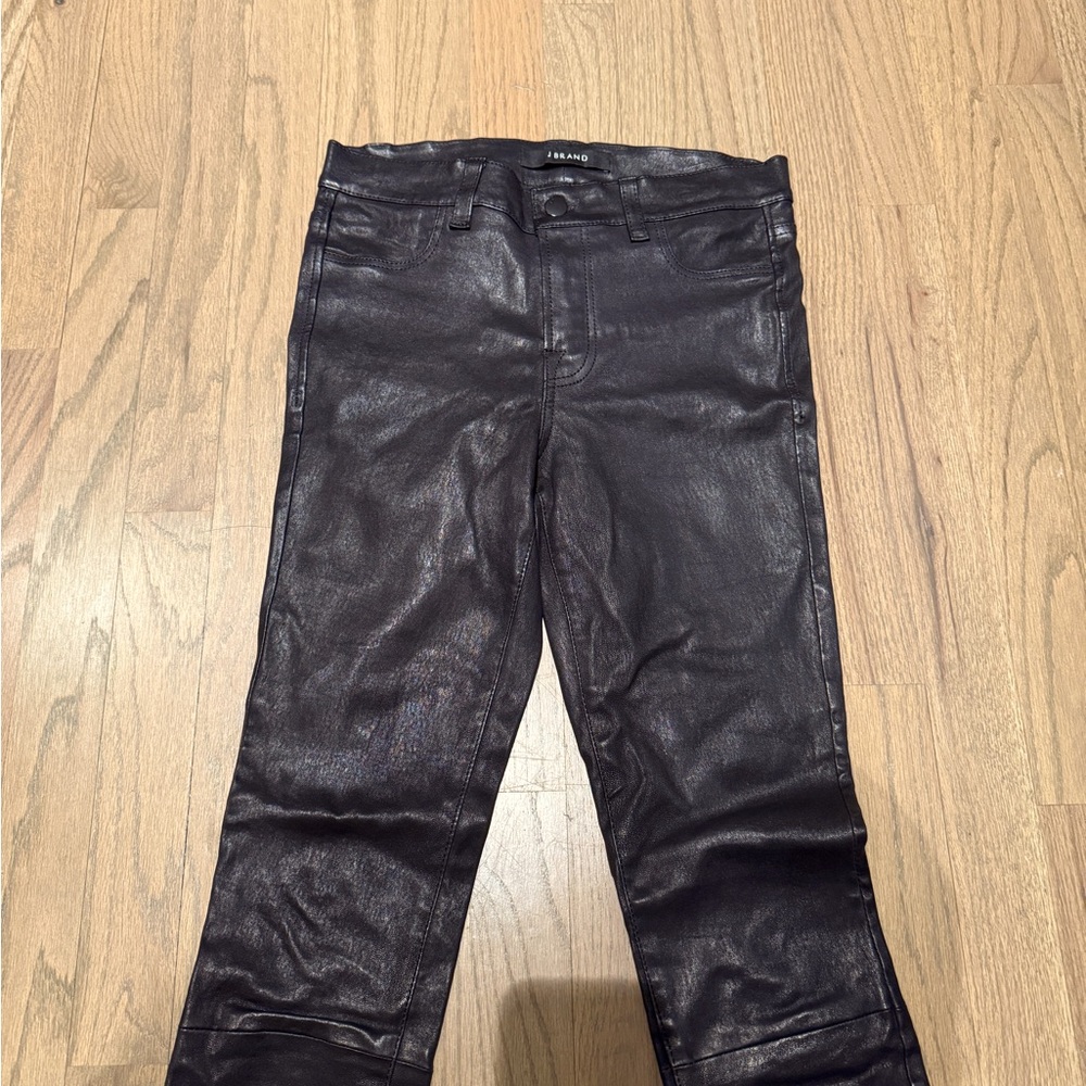 J Brand Leather Trousers